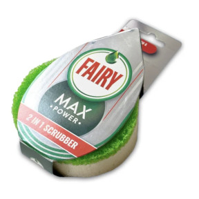 Губка для мытья посуды Fairy Max Power 2 in 1 Scrubber